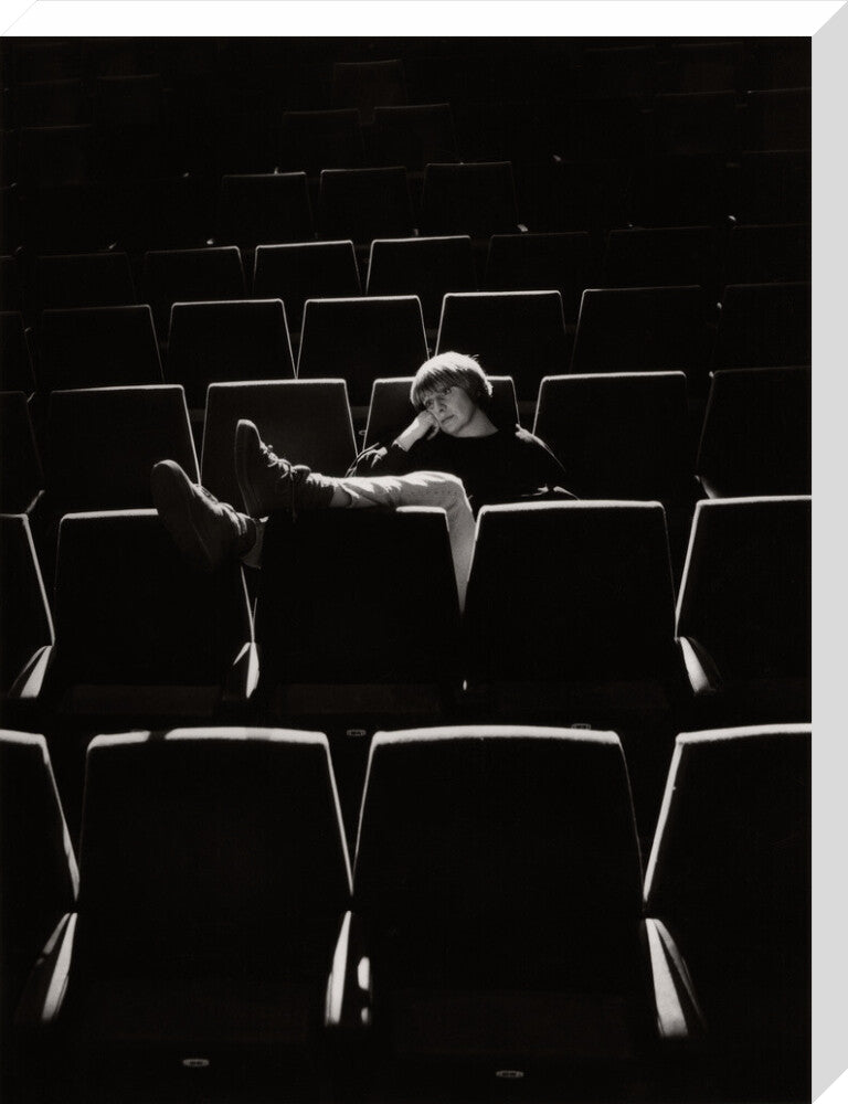 Victoria wood portrait print (stretched canvas, large, no frame)