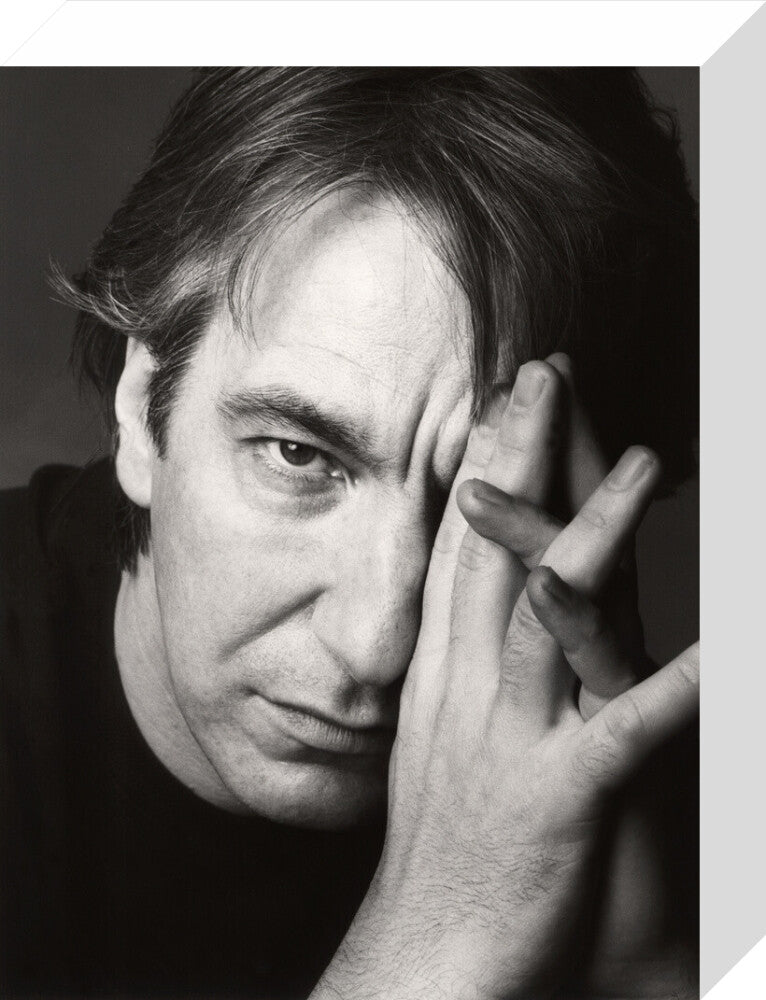 Alan rickman portrait print (stretched canvas, small, no frame frame)