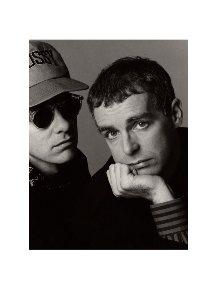 Pet shop boys (chris lowe; neil tennant) portrait print (art print, large, no frame)