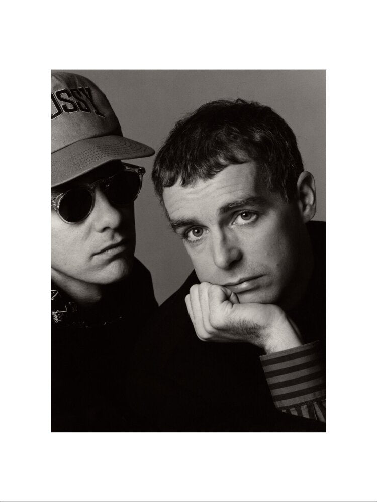 Pet shop boys (chris lowe; neil tennant) portrait print (art print, extra large, no frame)
