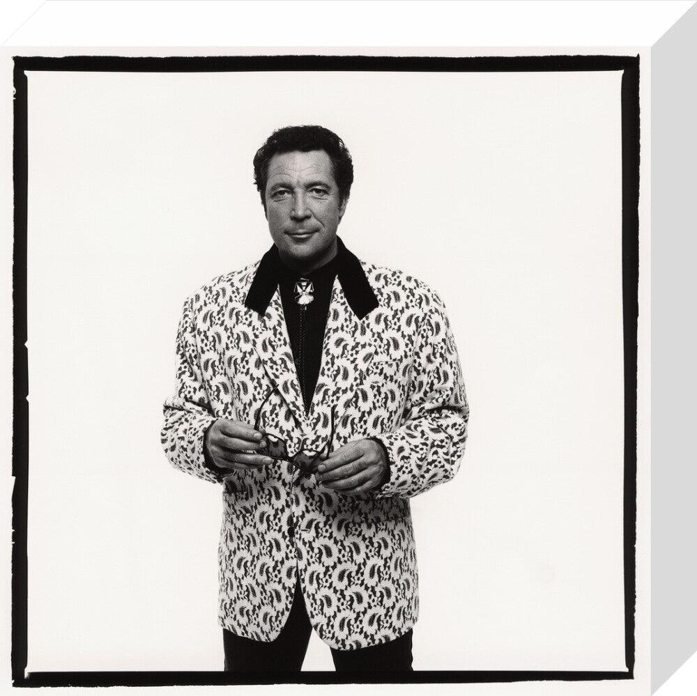Tom jones portrait print (stretched canvas, small, no frame)