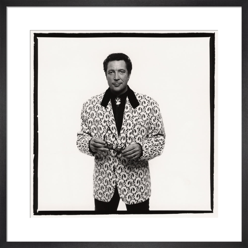 Tom jones portrait print (art print, medium, black frame)