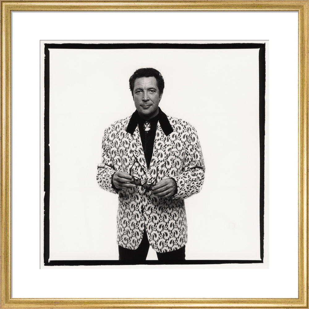 Tom jones portrait print (art print, medium, gold frame)