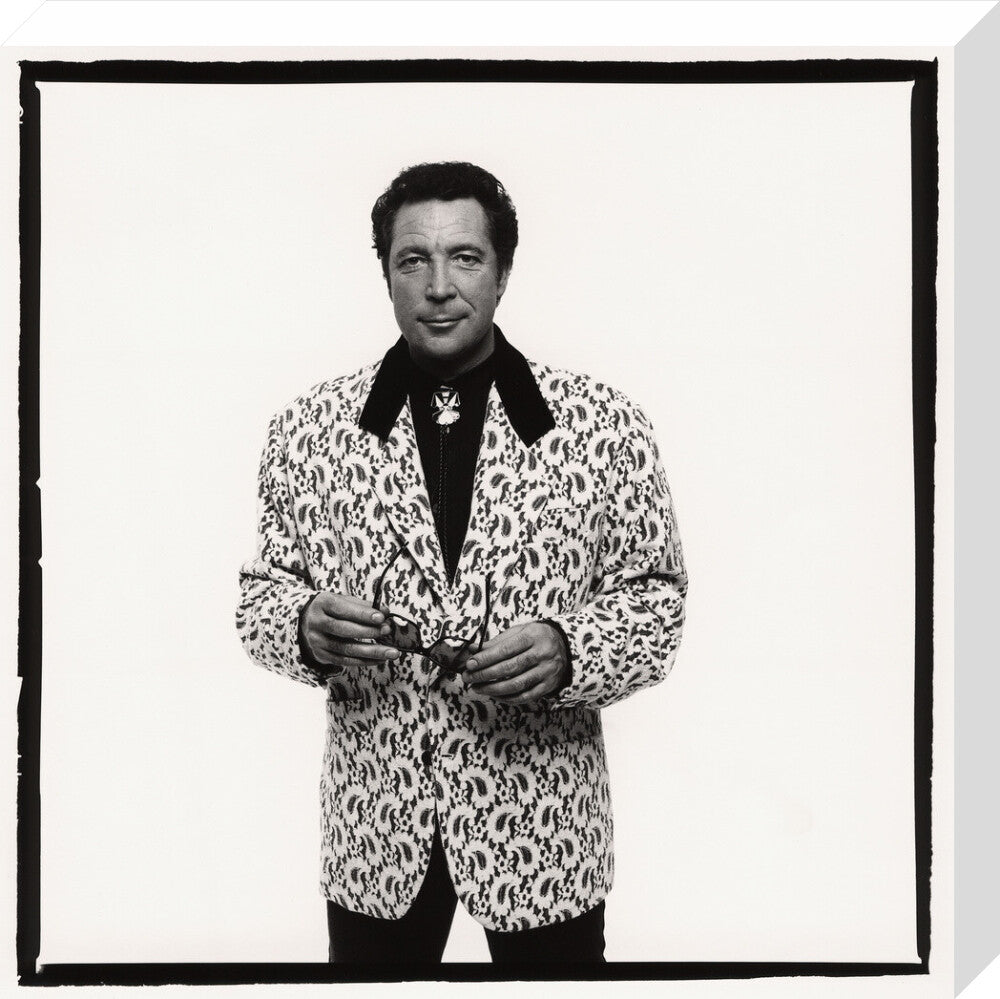 Tom jones portrait print (stretched canvas, medium, no frame)
