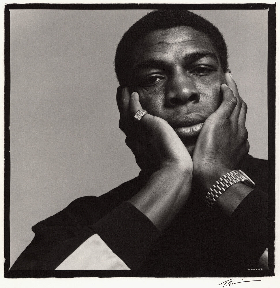 Frank bruno portrait print