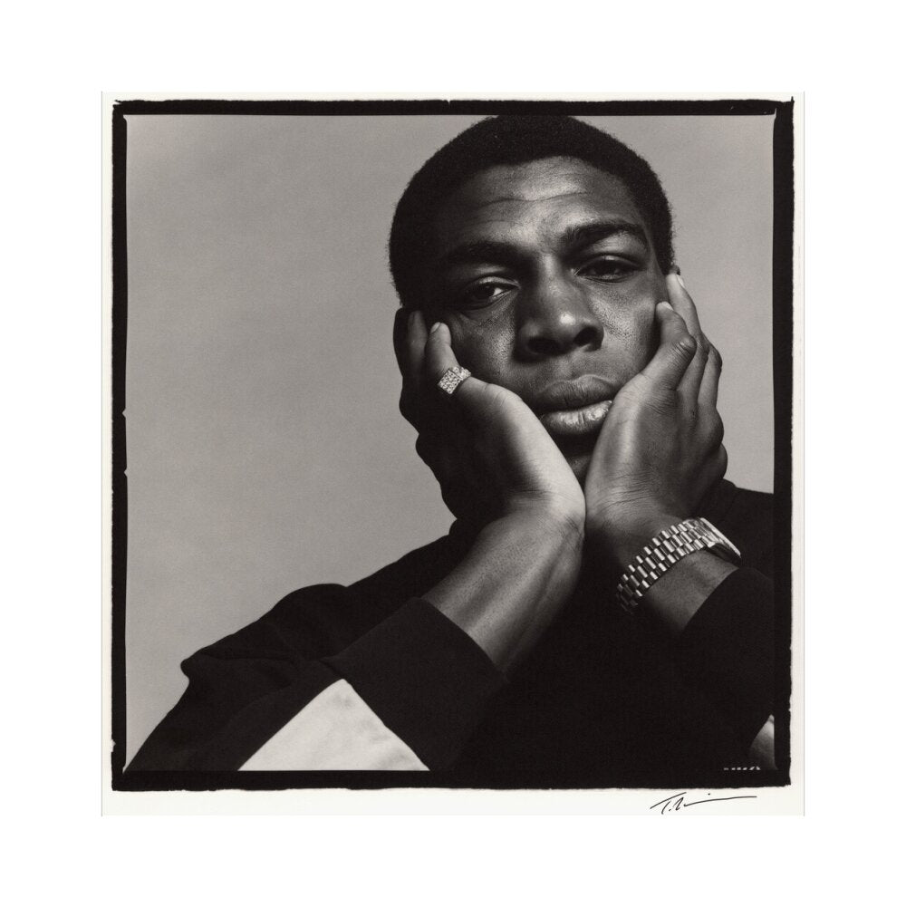 Frank bruno portrait print (art print, medium, no frame)