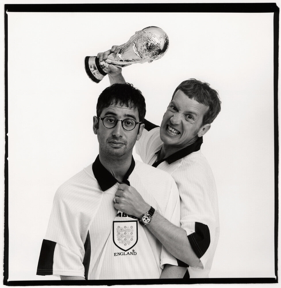 David baddiel; frank skinner portrait print