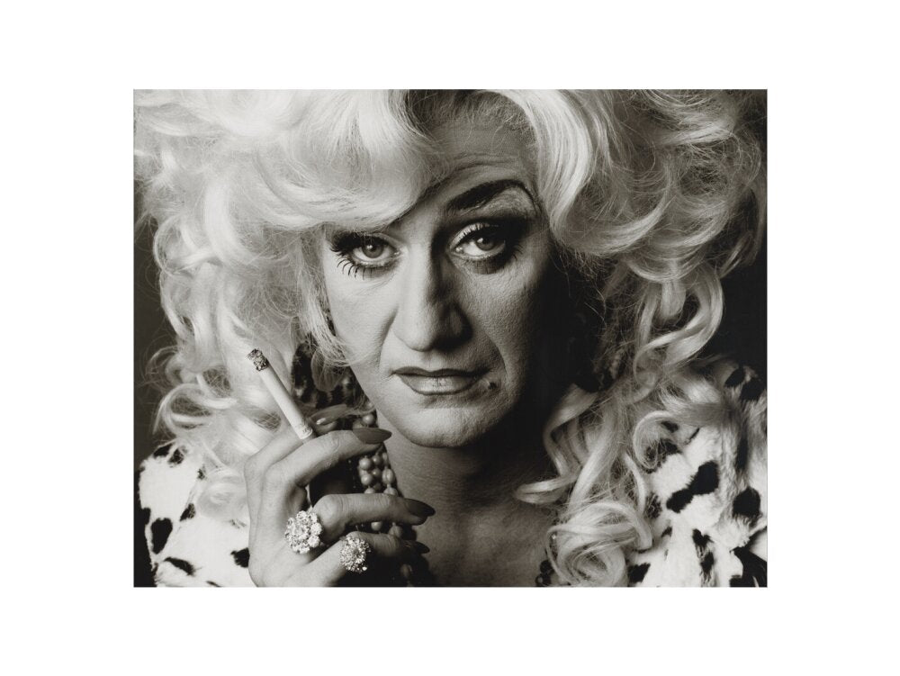 Paul o'grady as lily savage portrait print (art print, extra large, no frame)