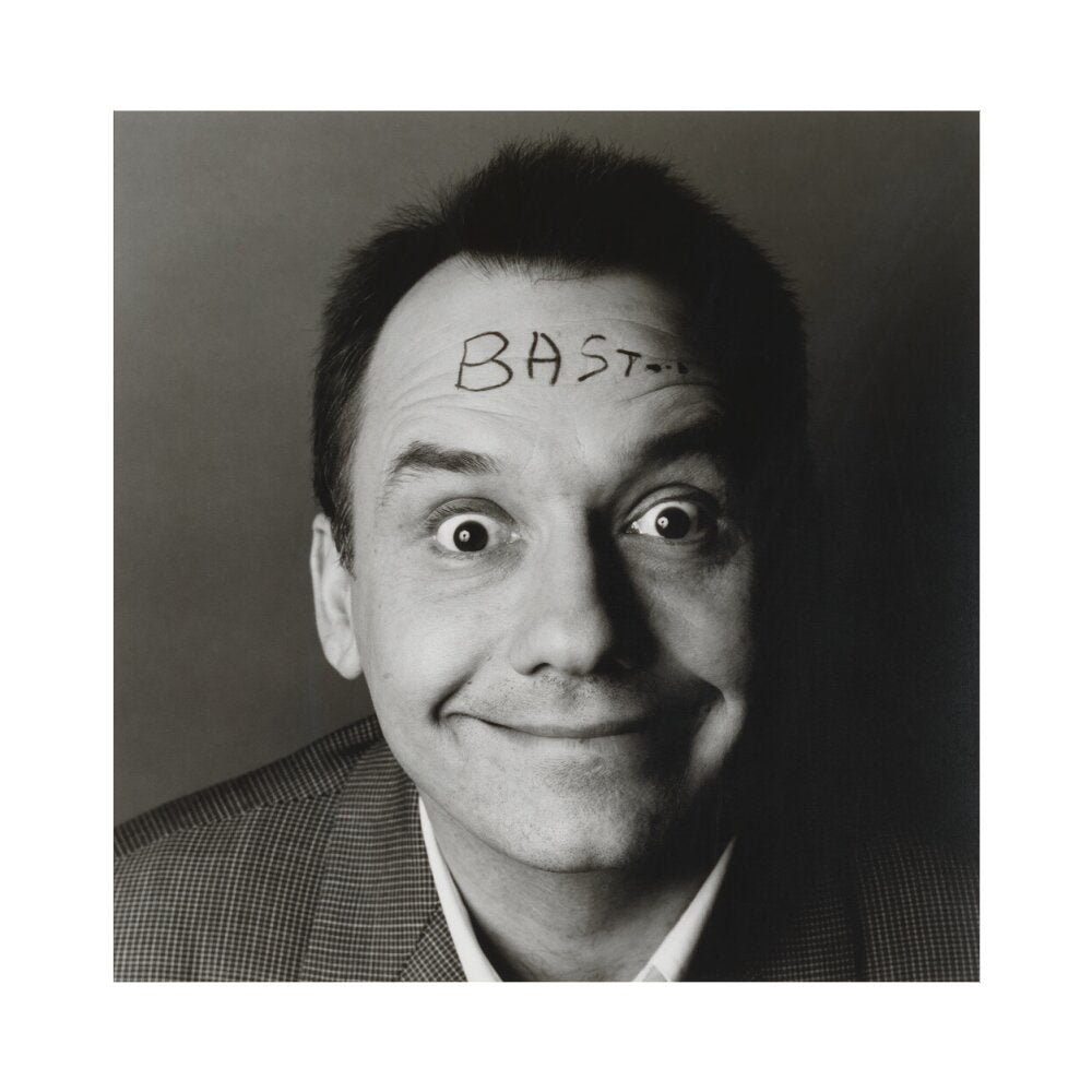 Bob mortimer portrait print (art print, medium, no frame frame)