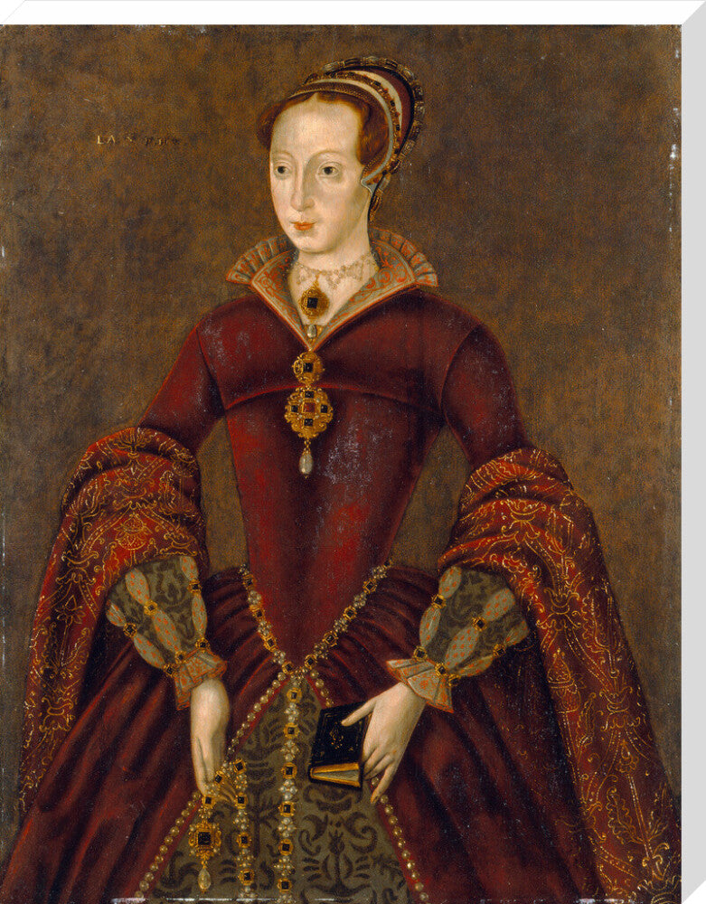 Lady jane grey portrait print (stretched canvas, extra large, no frame)