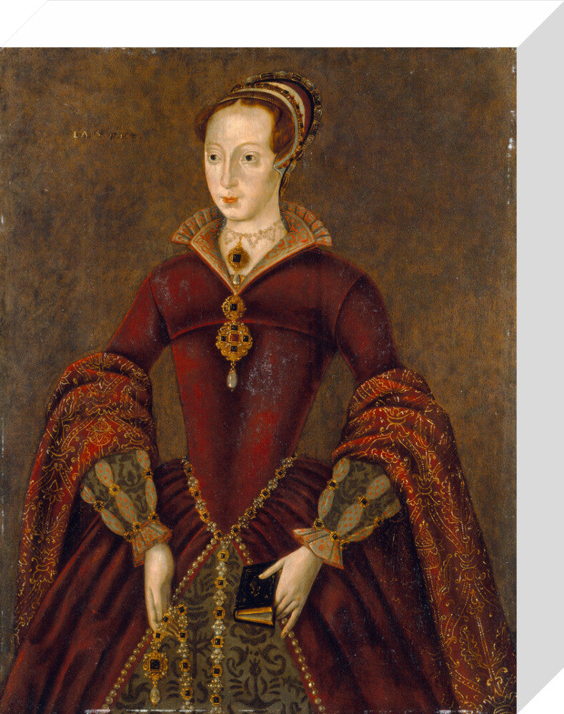 Lady jane grey portrait print (stretched canvas, small, no frame)