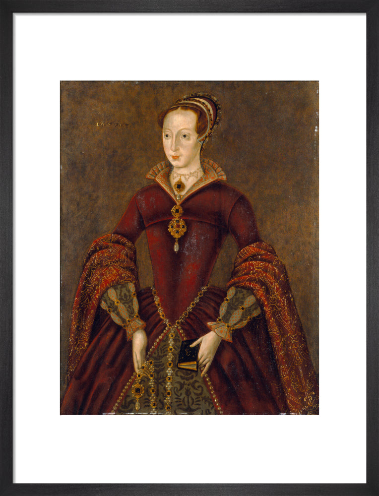 Lady jane grey portrait print (art print, medium, black frame)