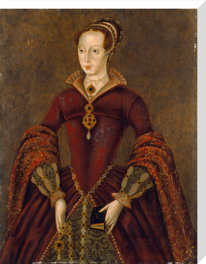 Lady jane grey portrait print (stretched canvas, large, no frame)