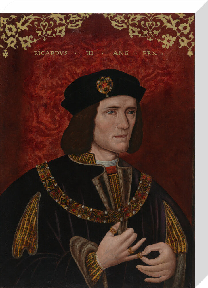 King richard iii portrait print (stretched canvas, medium, no frame)