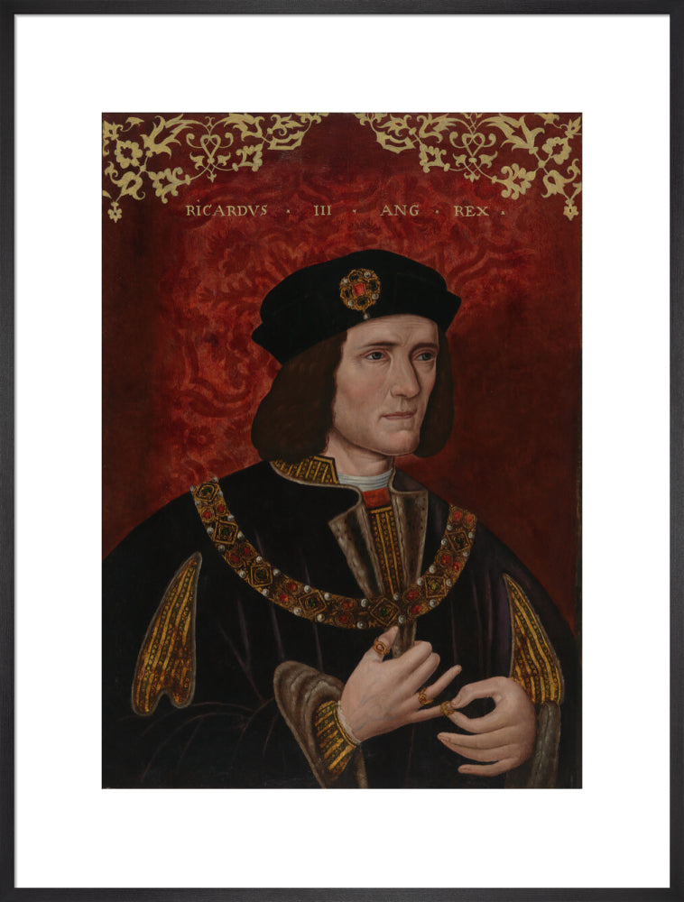 King richard iii portrait print (art print, extra large, black frame)