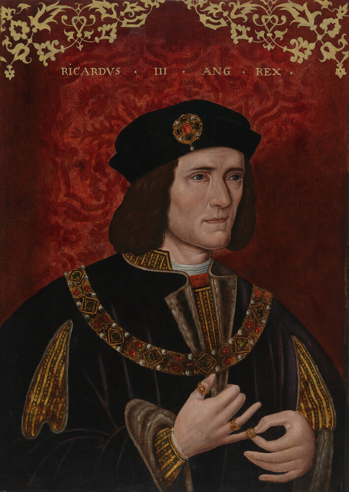 King richard iii portrait print