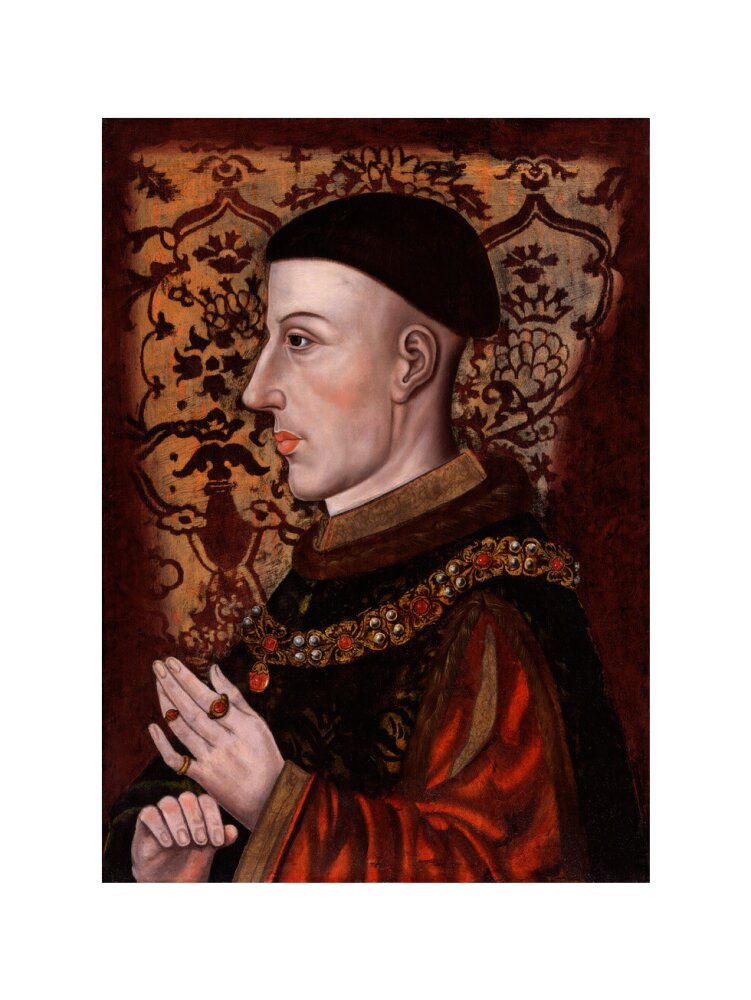King henry v portrait print (art print, medium, no frame)