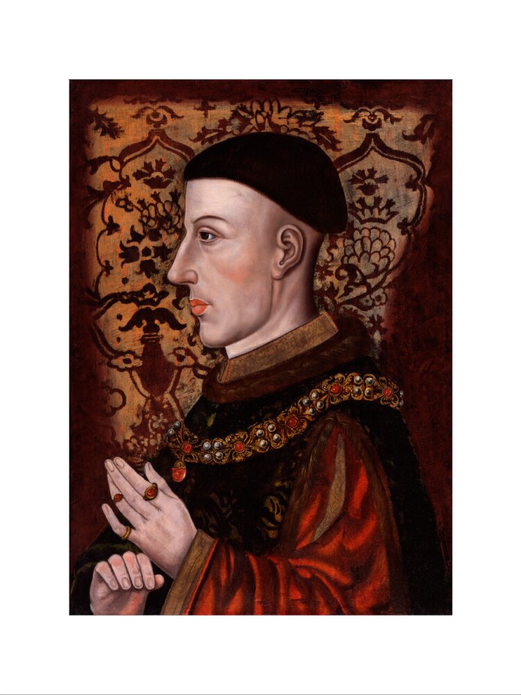 King henry v portrait print (art print, large, no frame)