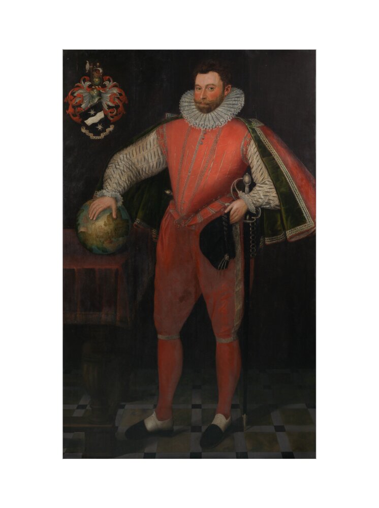Sir francis drake portrait print (art print, extra large, no frame)