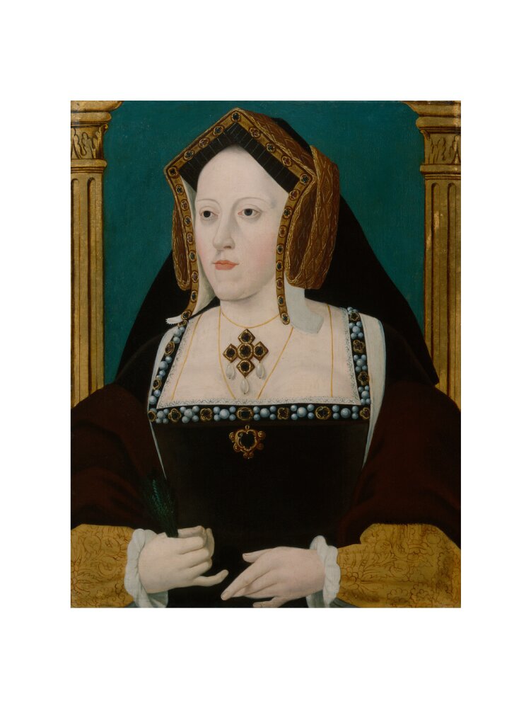 Katherine of aragon portrait print (art print, medium, no frame)
