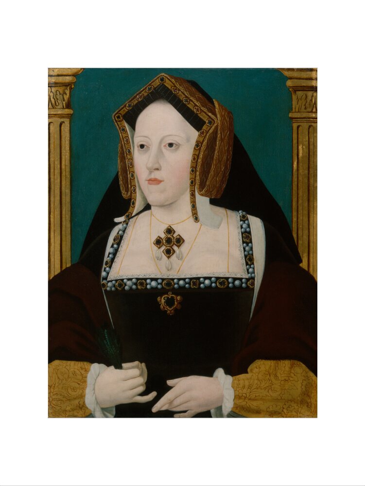 Katherine of aragon portrait print (art print, large, no frame)
