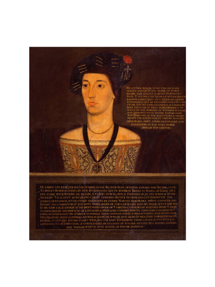 Sir anthony browne portrait print (art print, extra large, no frame)