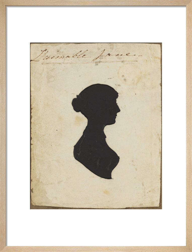Possibly jane austen portrait print (art print, medium, natural frame)
