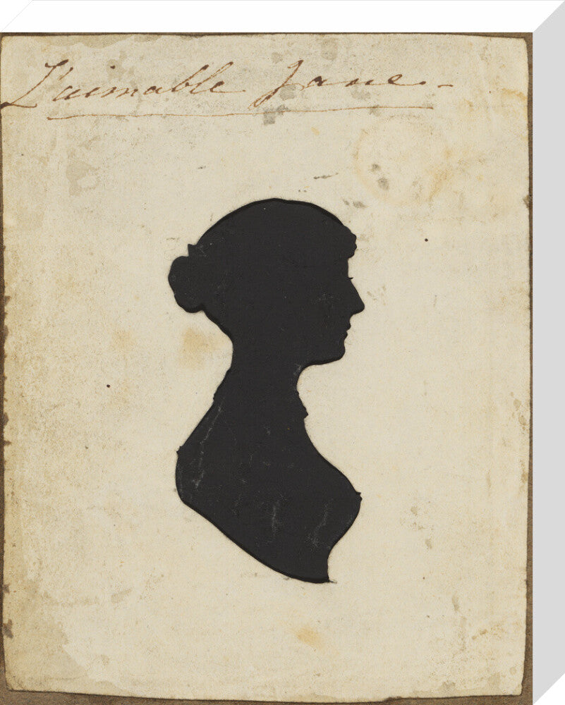 Possibly jane austen portrait print (stretched canvas, medium, no frame)