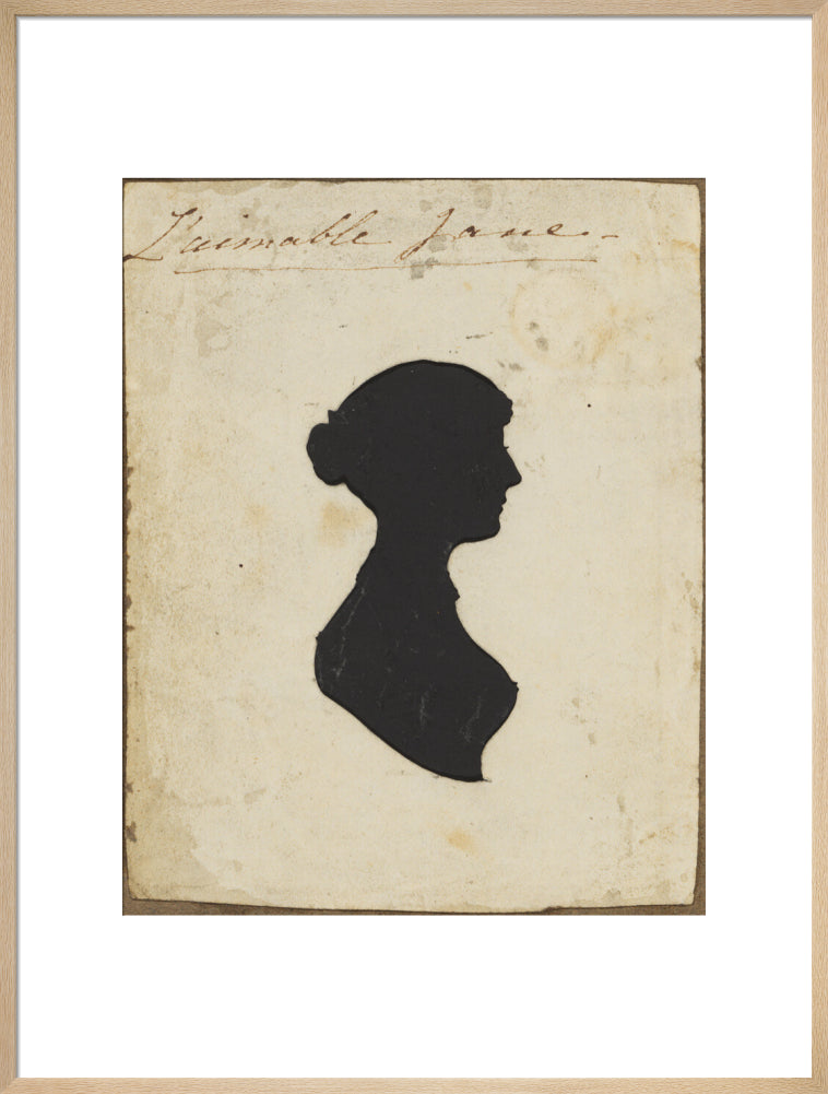 Possibly jane austen portrait print (art print, extra large, natural frame)