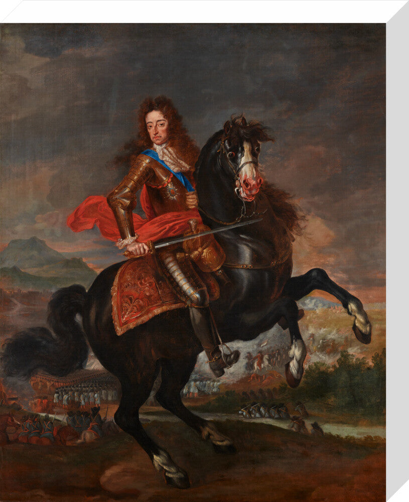 King william iii portrait print (stretched canvas, medium, no frame)