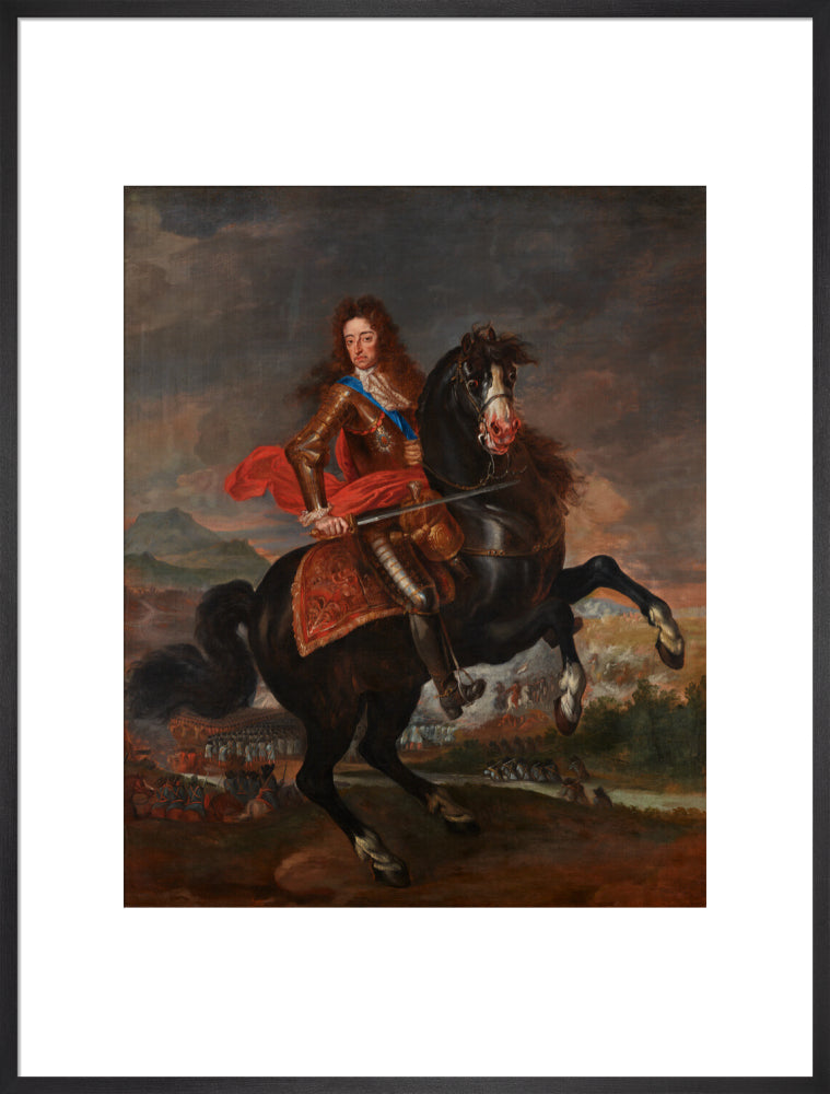 King william iii portrait print (art print, extra large, black frame)