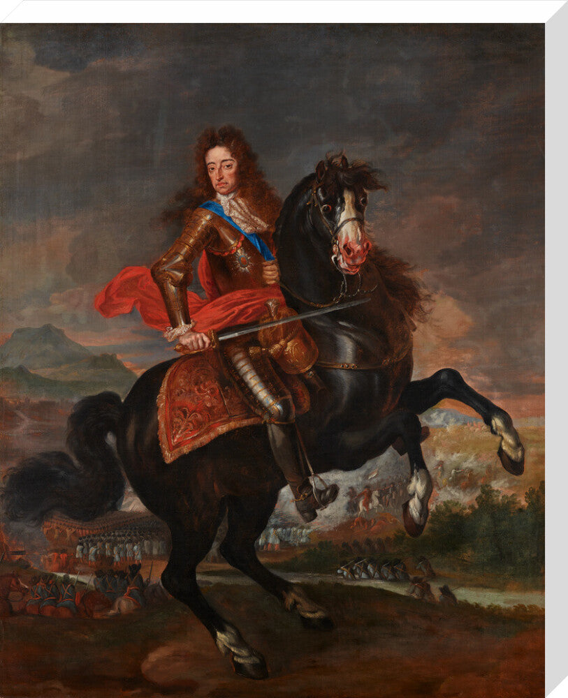 King william iii portrait print (stretched canvas, large, no frame)