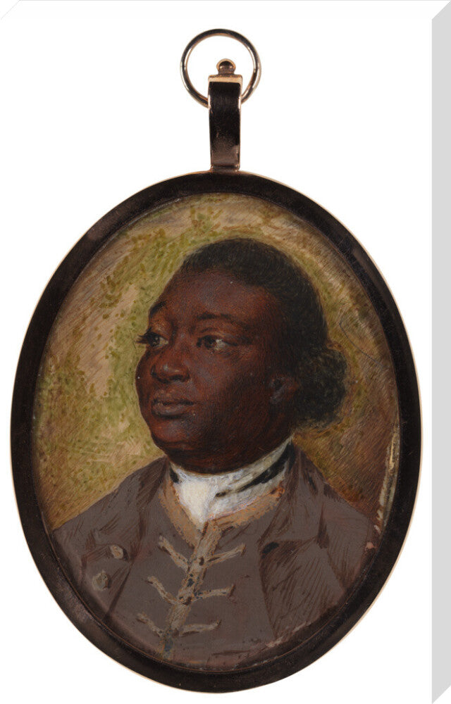 Ignatius sancho portrait print (stretched canvas, extra large, no frame)