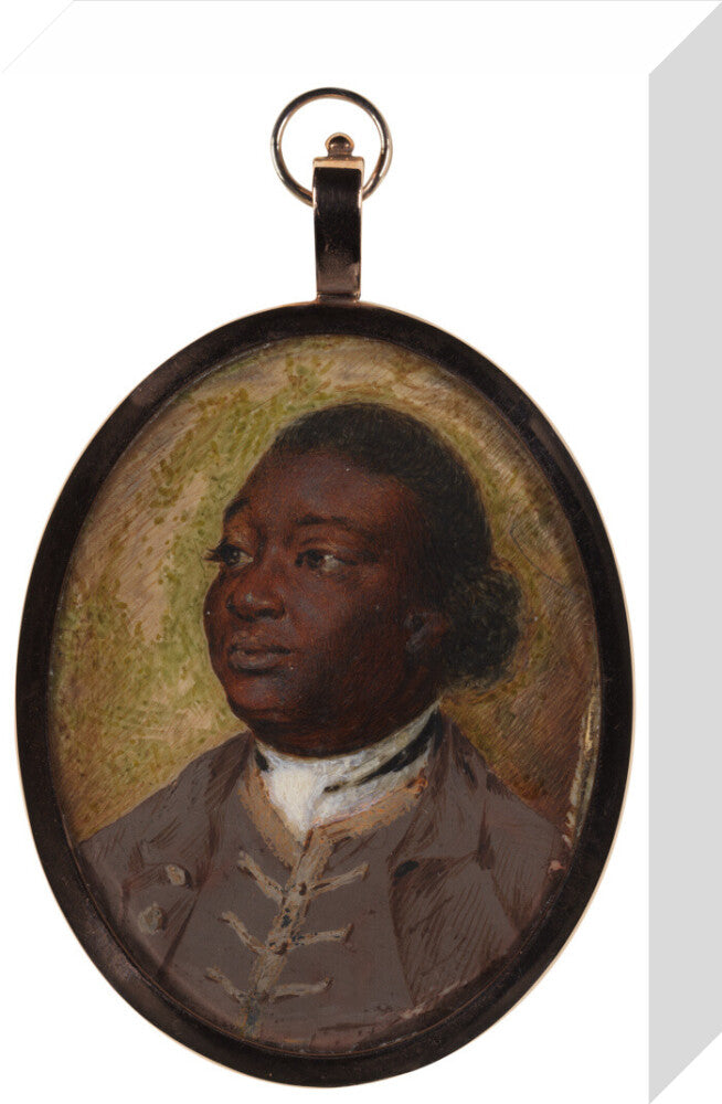 Ignatius sancho portrait print (stretched canvas, small, no frame)