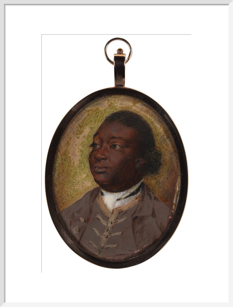 Ignatius sancho portrait print (art print, extra large, white frame)