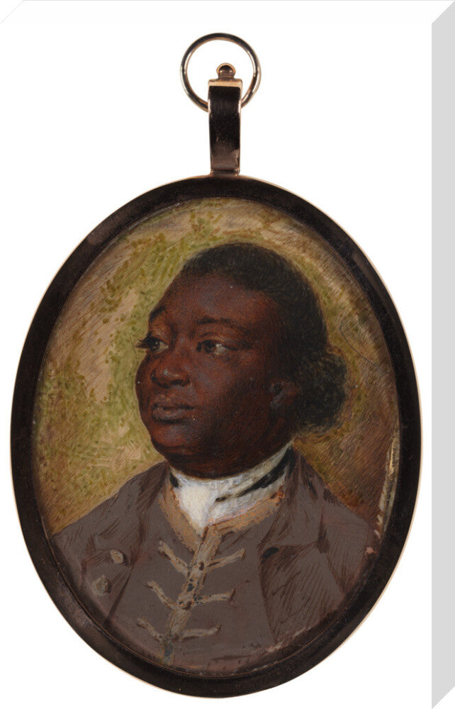 Ignatius sancho portrait print (stretched canvas, large, no frame)