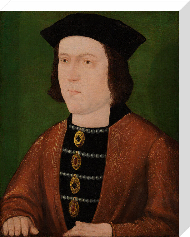 King edward iv portrait print (stretched canvas, medium, no frame)