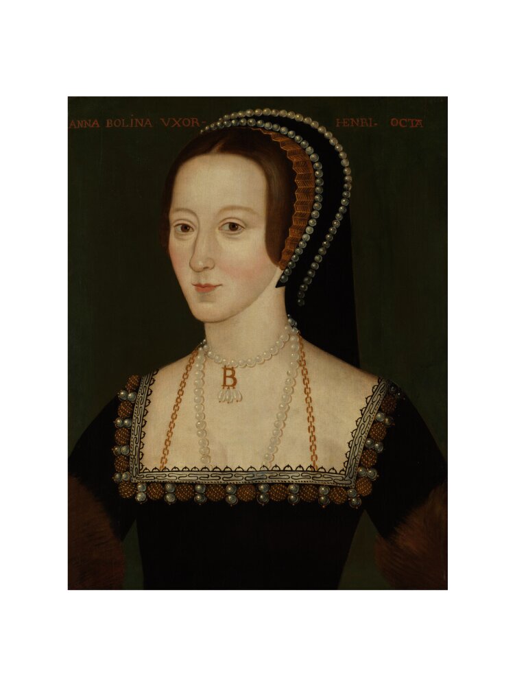 Anne boleyn portrait print (art print, large, no frame frame)