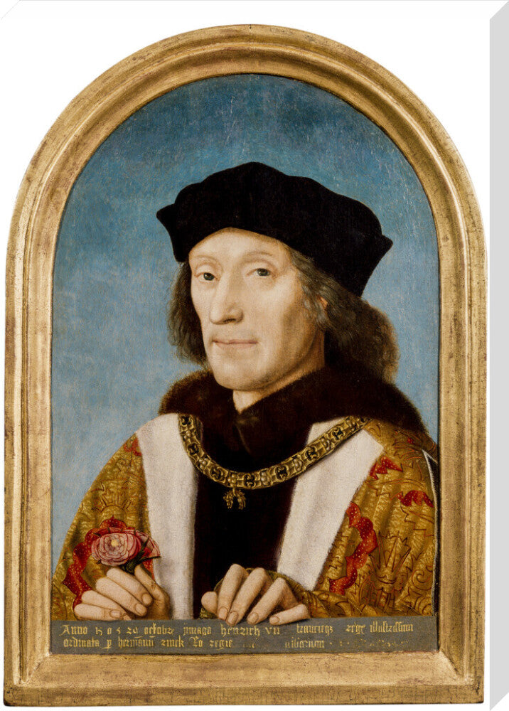 King henry vii portrait print (stretched canvas, extra large, no frame)