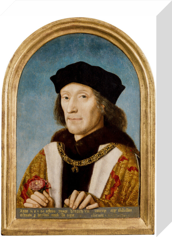 King henry vii portrait print (stretched canvas, small, no frame)