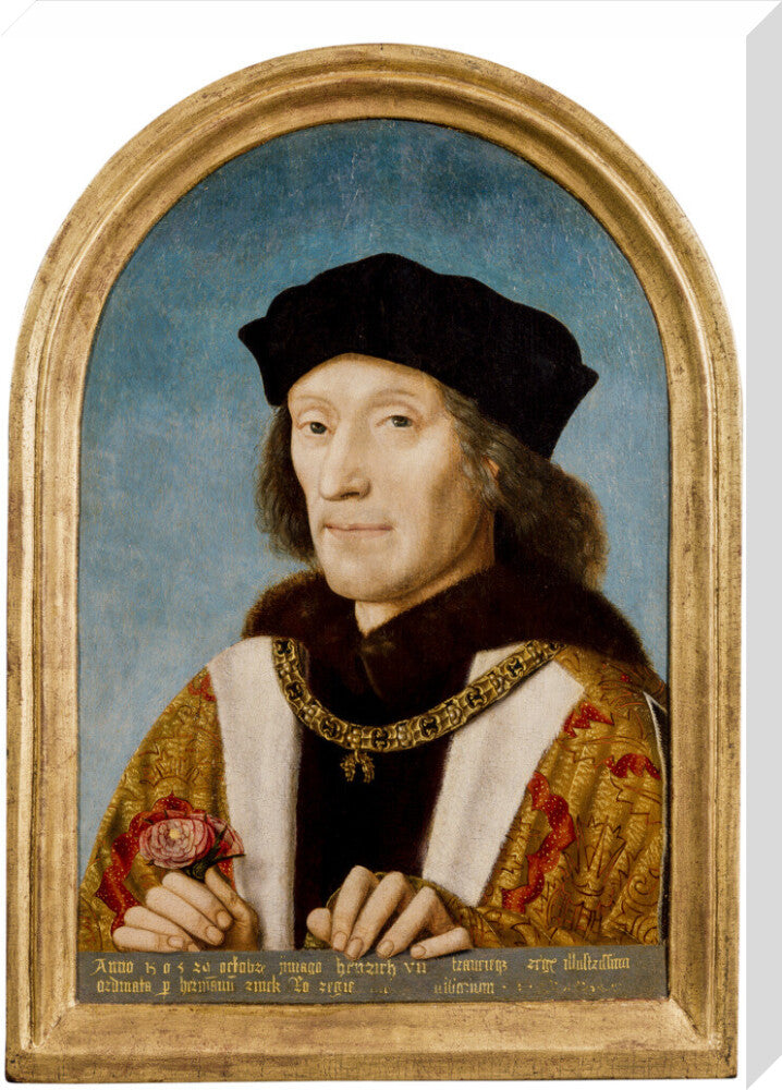 King henry vii portrait print (stretched canvas, large, no frame)