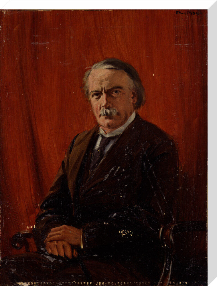 David lloyd george portrait print (stretched canvas, large, no frame)