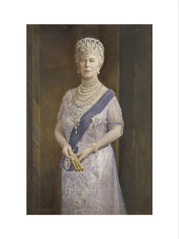 Queen mary portrait print (art print, medium, no frame)