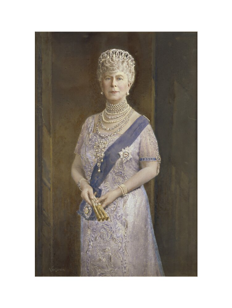 Queen mary portrait print (art print, large, no frame)