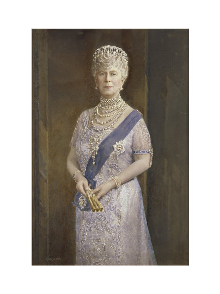 Queen mary portrait print (art print, extra large, no frame)