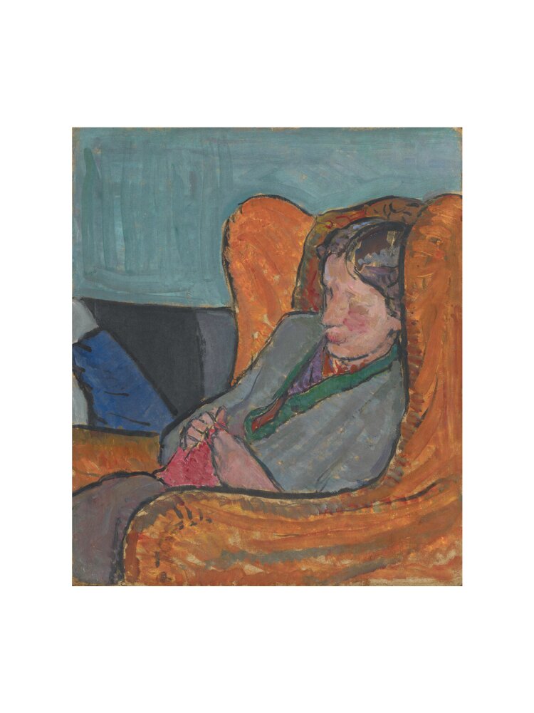 Virginia woolf portrait print (art print, small, no frame)