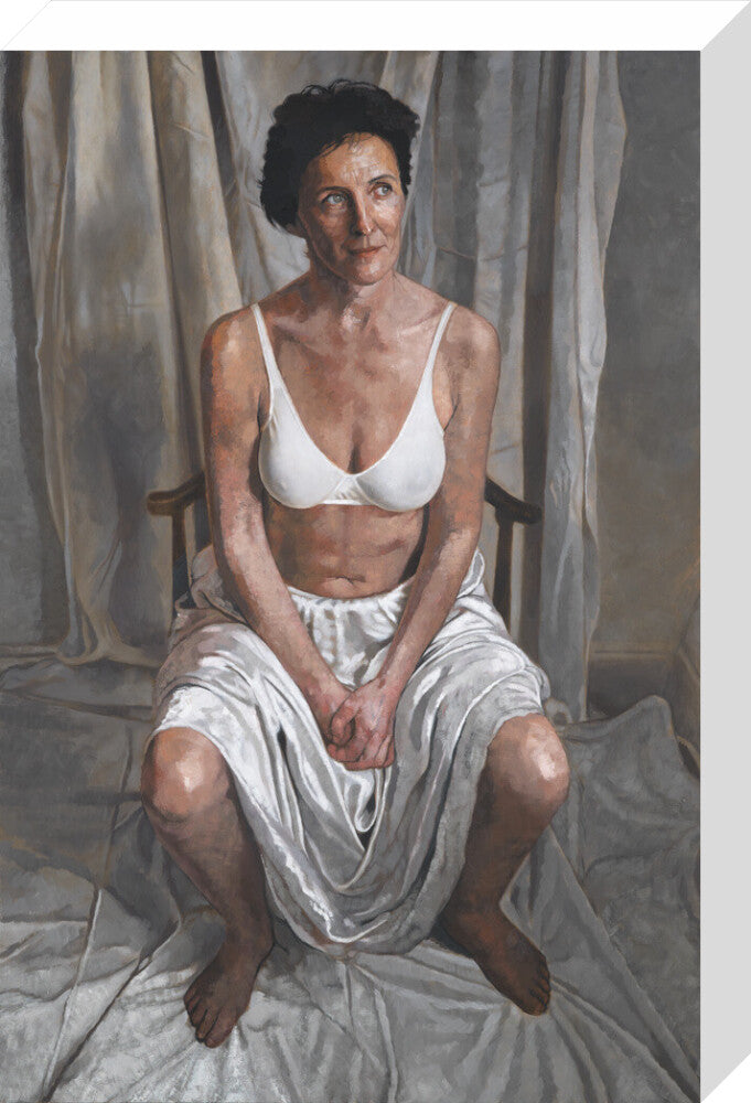 Fiona shaw portrait print (stretched canvas, medium, no frame)