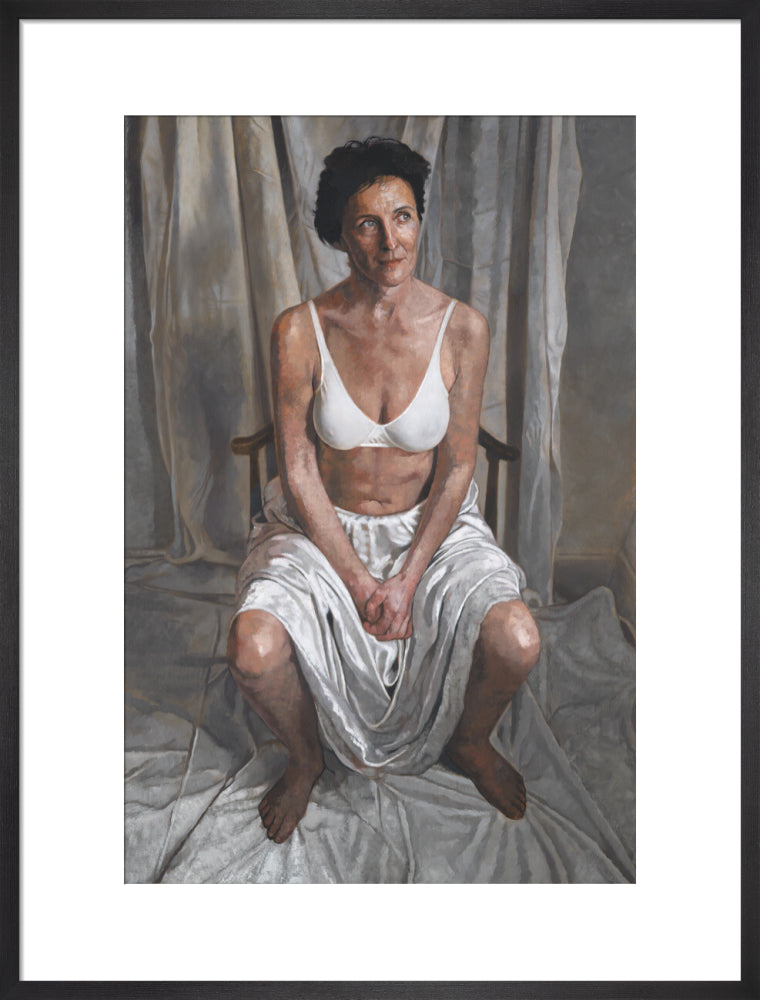 Fiona shaw portrait print (art print, large, black frame)