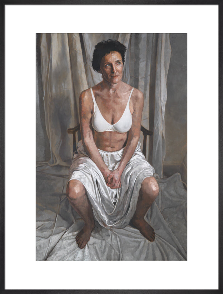 Fiona shaw portrait print (art print, extra large, black frame)