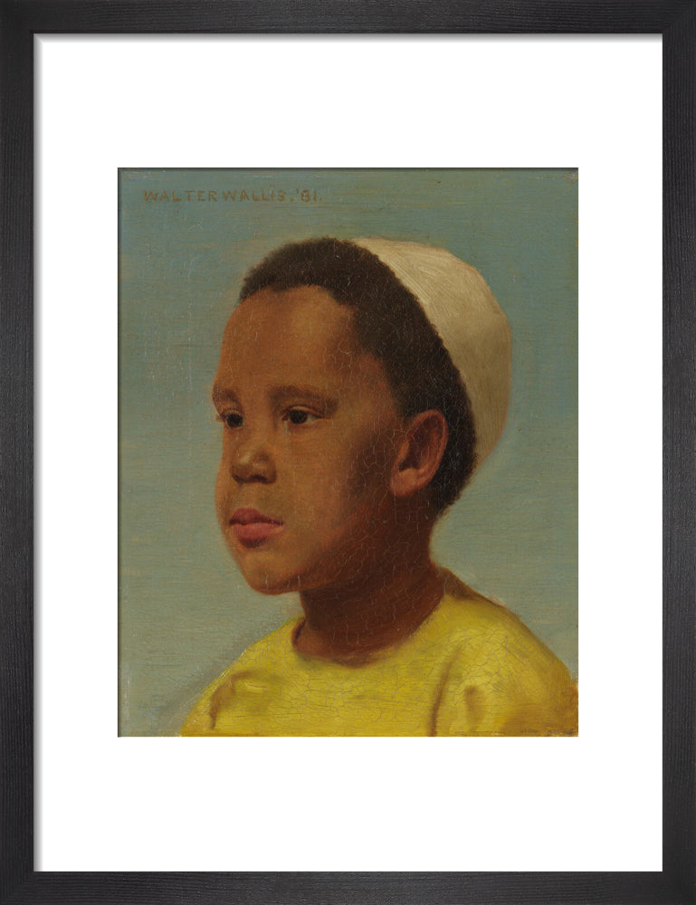 Samuel coleridge taylor portrait print (art print, small, black frame)